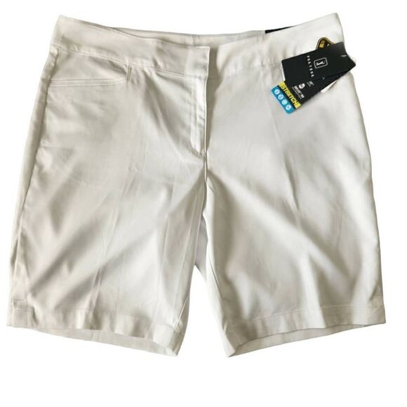 PGA Tour Women's Motionflux Stretch Golf Shorts Size 14 - Picture 1 of 4